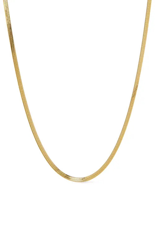 Ana Luisa Herringbone Chain - Ina Mini in Gold at Nordstrom | Nordstrom