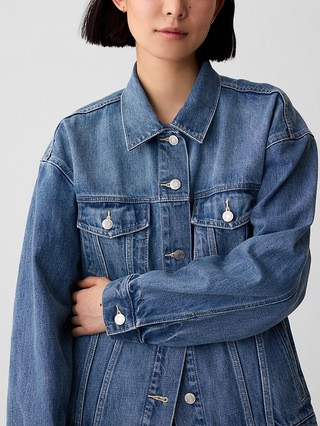 Oversized Icon Denim Jacket | Gap (US)