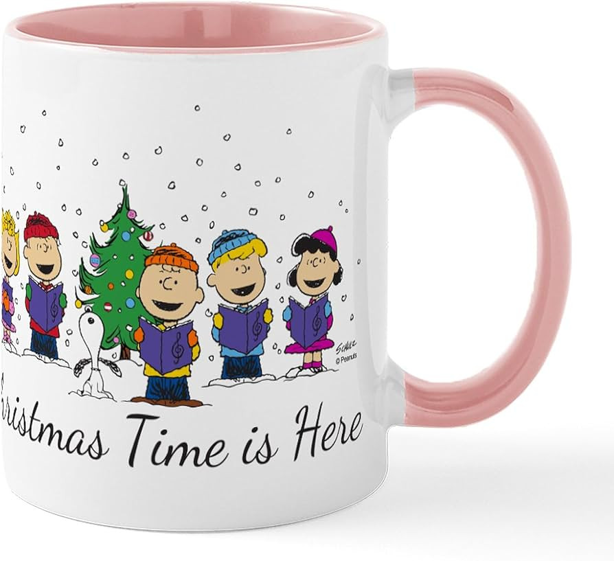 CafePress Peanuts Christmas Time is Ceramic Mug 11 oz (325 ml) Ceramic Coffee Mug | Amazon (CA)