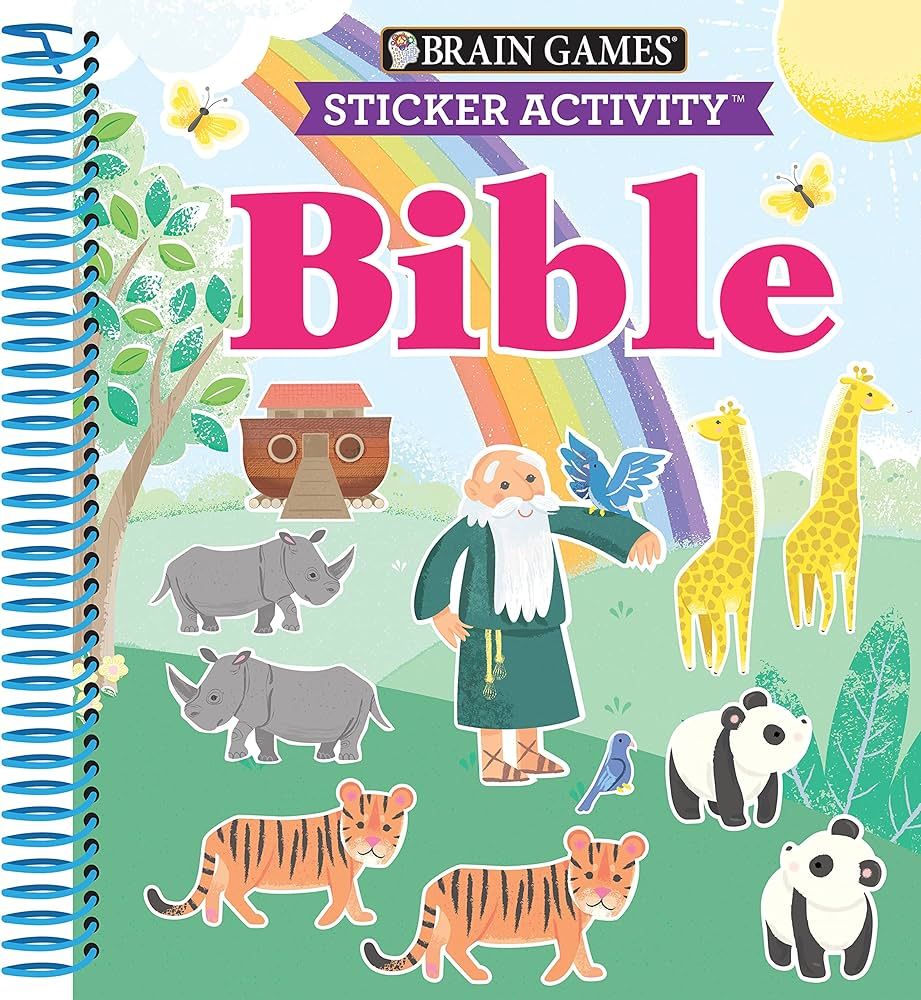 Brain Games - Sticker Activity: Bible (For Kids Ages 3-6) | Amazon (US)