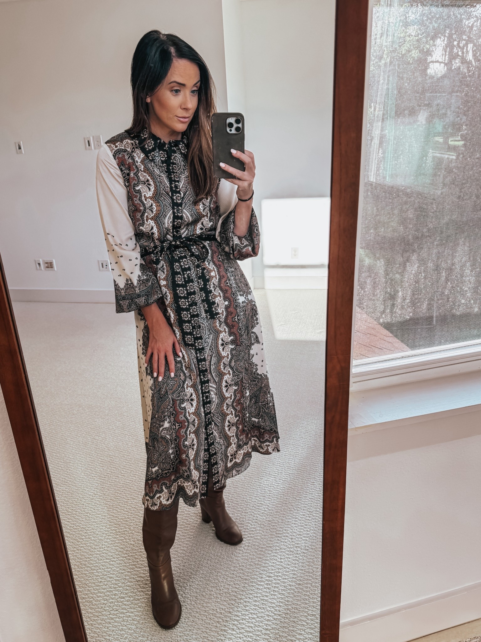 long sleeve midi dress with tie, paisley print midi dresss

#LTKFindsUnder100 #LTKSaleAlert