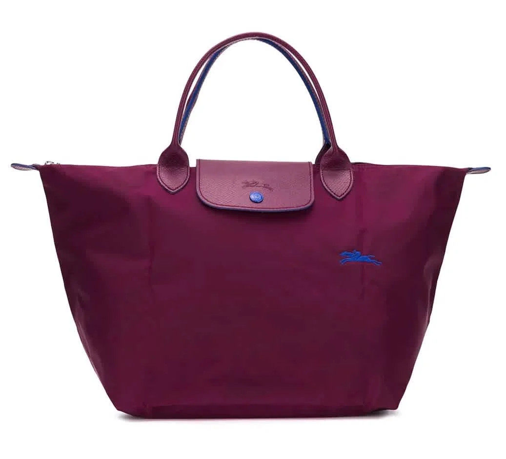 Longchamp Ladies Le Pliage Club Top Handle Bag M-Plum | Walmart (US)
