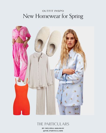 New homewear for spring! 

Loungewear, pyjamas, comfy outfit, slippers, sleepwear, new arrivals, spring finds, capsule wardrobe, style inspo, outfit inspo, mom style, Free People, skims, bodysuit 