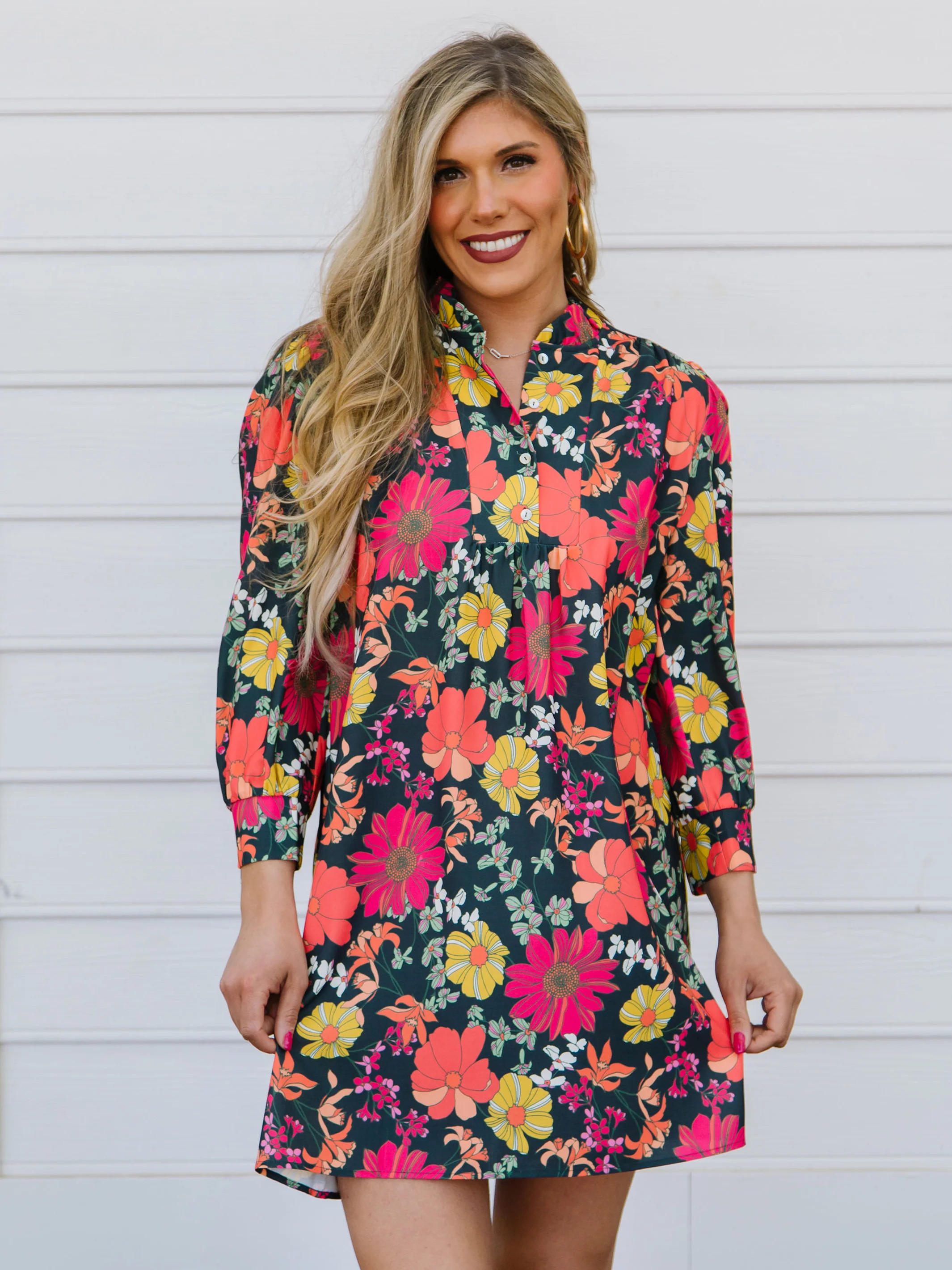 Karis Dress | Vintage Petals Ash | Michelle McDowell