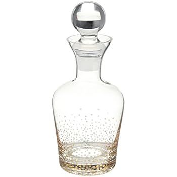 Fitz and Floyd 206700 Luster, Gold Decorative Whiskey Decanter with Top-Lead Free Glass for Wine,... | Amazon (US)