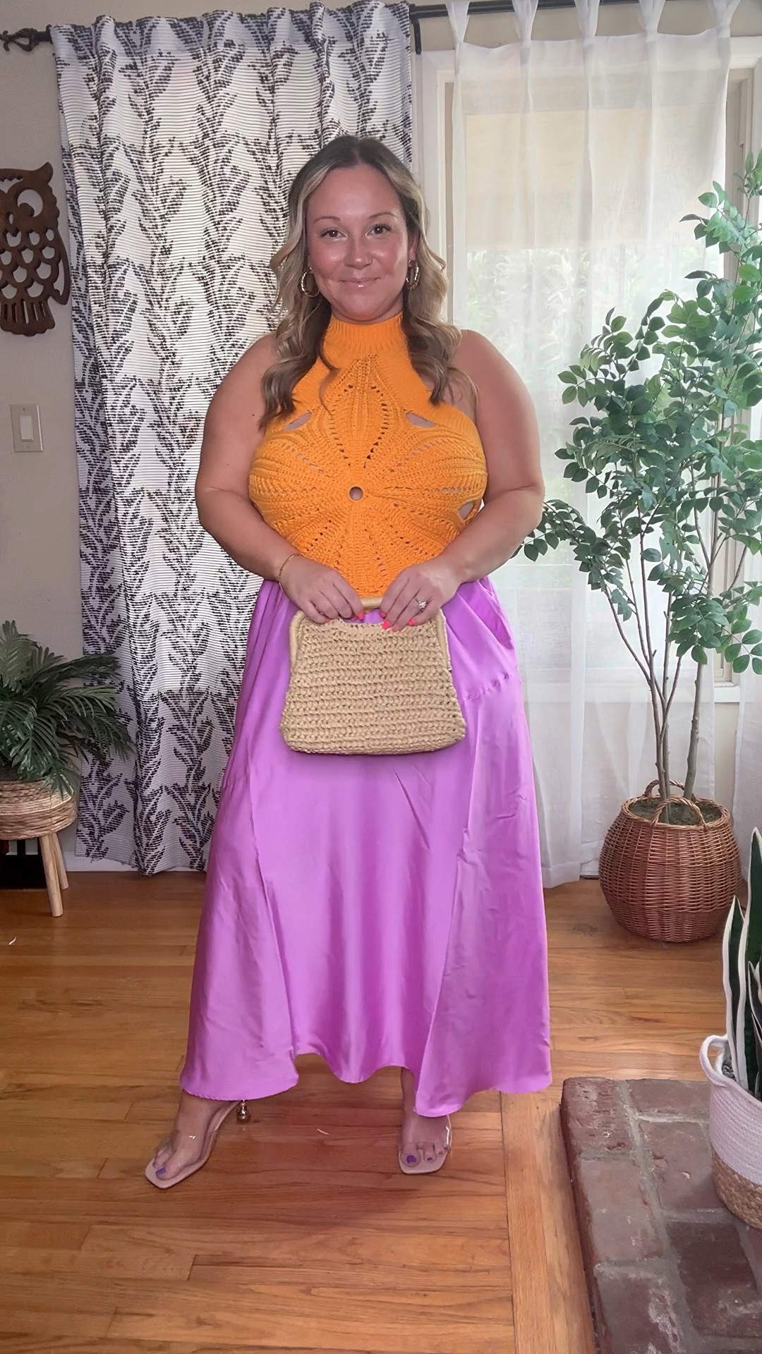 Midsize summer date night outfit
Target skirt size large has tons of room and pockets 
Sweater top size large 
Shoes run tts 

Summer outfit, date night outfit, curvy style, style over 40

#LTKMidsize #LTKOver40 #LTKSeasonal