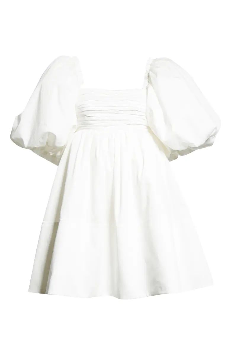Aje Women's Casabianca Puff Sleeve Cotton Minidress | Nordstrom | Nordstrom