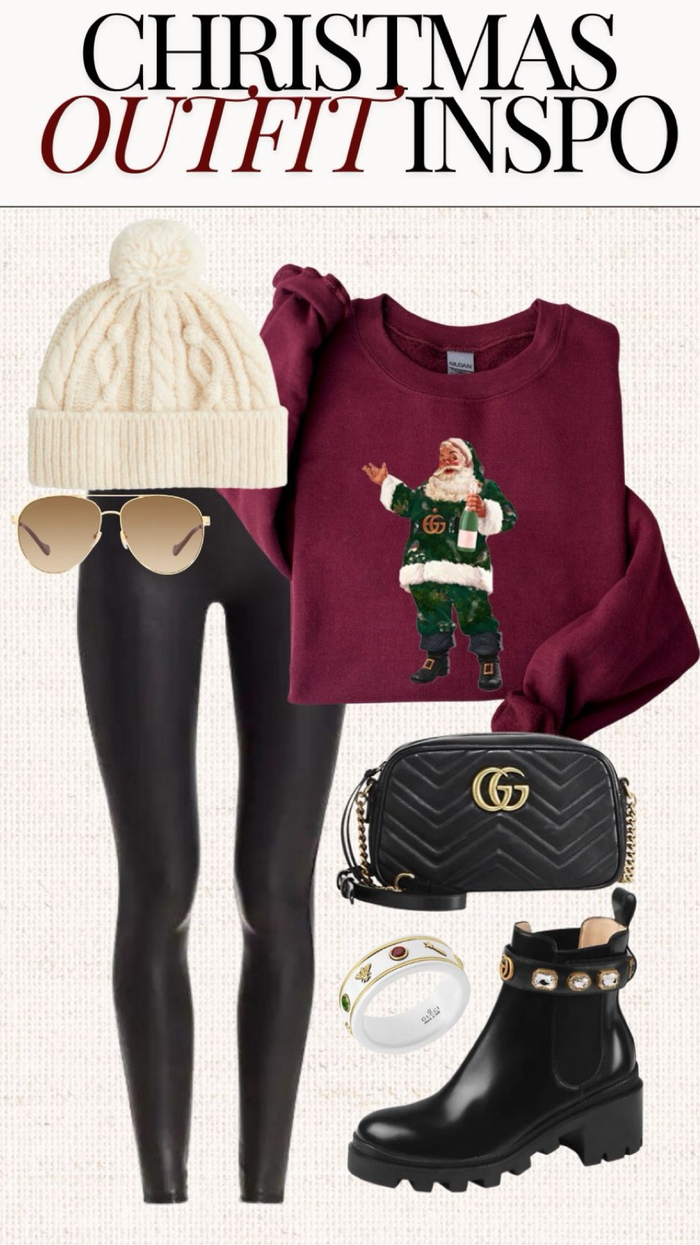 Gucci Santa sweatshirt! 

#LTKHoliday #LTKSeasonal #LTKFindsUnder100