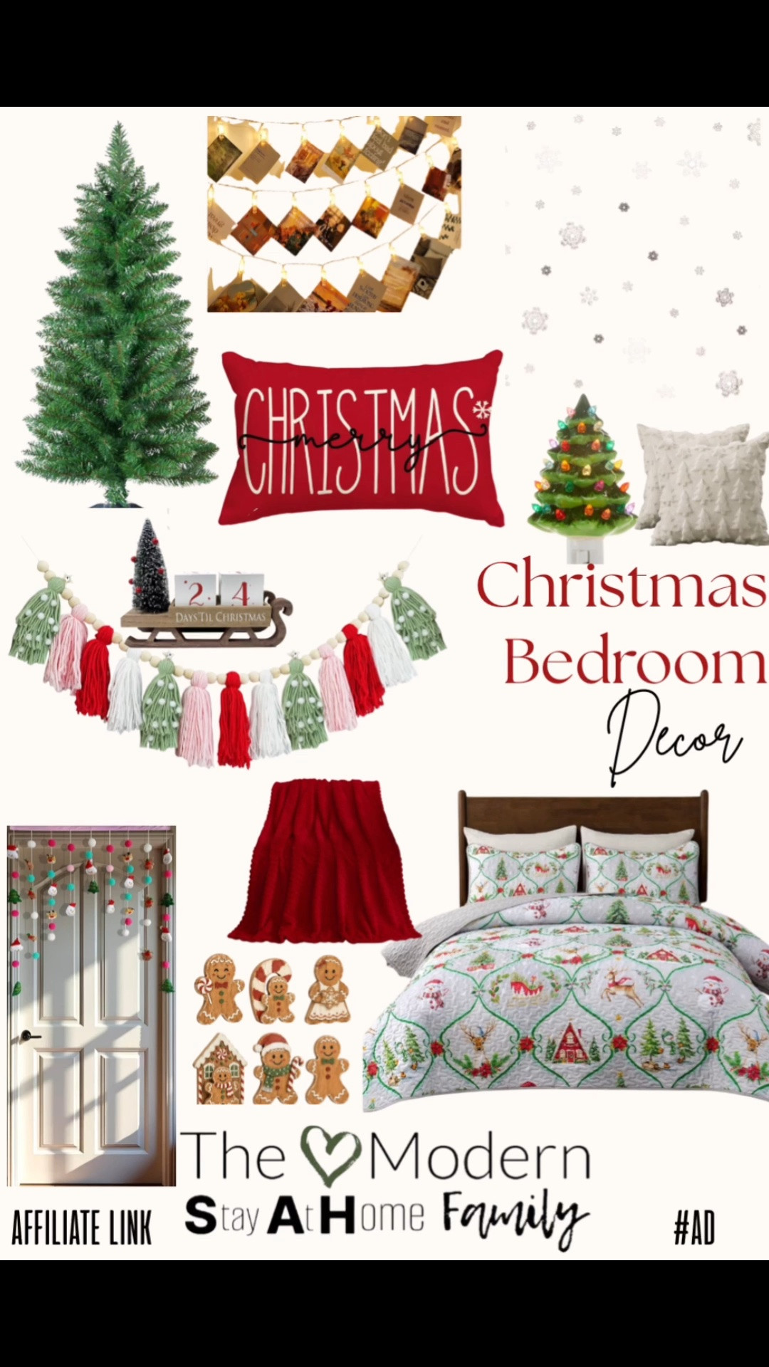 Christmas bedroom decor just makes the whole house feel a little more magical. 🎄✨ I love creating a cozy Christmas bedroom with soft bedding, warm lighting, festive pillows, Christmas blankets, greenery, and little holiday touches that make the space feel inviting without going overboard. Whether you love traditional Christmas decor, neutral Christmas decor, cozy Christmas decorating, or a classic farmhouse Christmas style, these bedroom ideas are perfect for creating a warm and festive retreat this holiday season. 🤍

Christmas bedroom decor | Christmas bedroom ideas | cozy Christmas bedroom | Christmas home decor | Christmas decorating ideas | holiday bedroom decor | festive bedroom ideas | cozy bedroom decor | Christmas bedding | Christmas pillows | Christmas blankets | Christmas throw pillows | Christmas bedroom inspiration | neutral Christmas decor | traditional Christmas decor | farmhouse Christmas decor | cozy holiday decor | Christmas home inspiration | holiday decorating ideas | Christmas aesthetic | winter bedroom decor | festive home decor | Christmas decorating inspiration | cozy Christmas home

#LTKSeasonal #LTKHome #LTKSaleAlert