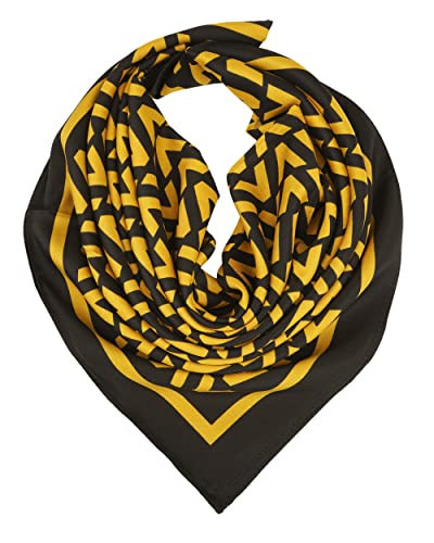 YOUR SMILE Lenço de seda feminino com estampa de moda grande quadrado de cetim lenço de cabeça, Sálvia, Large | Amazon (BR)