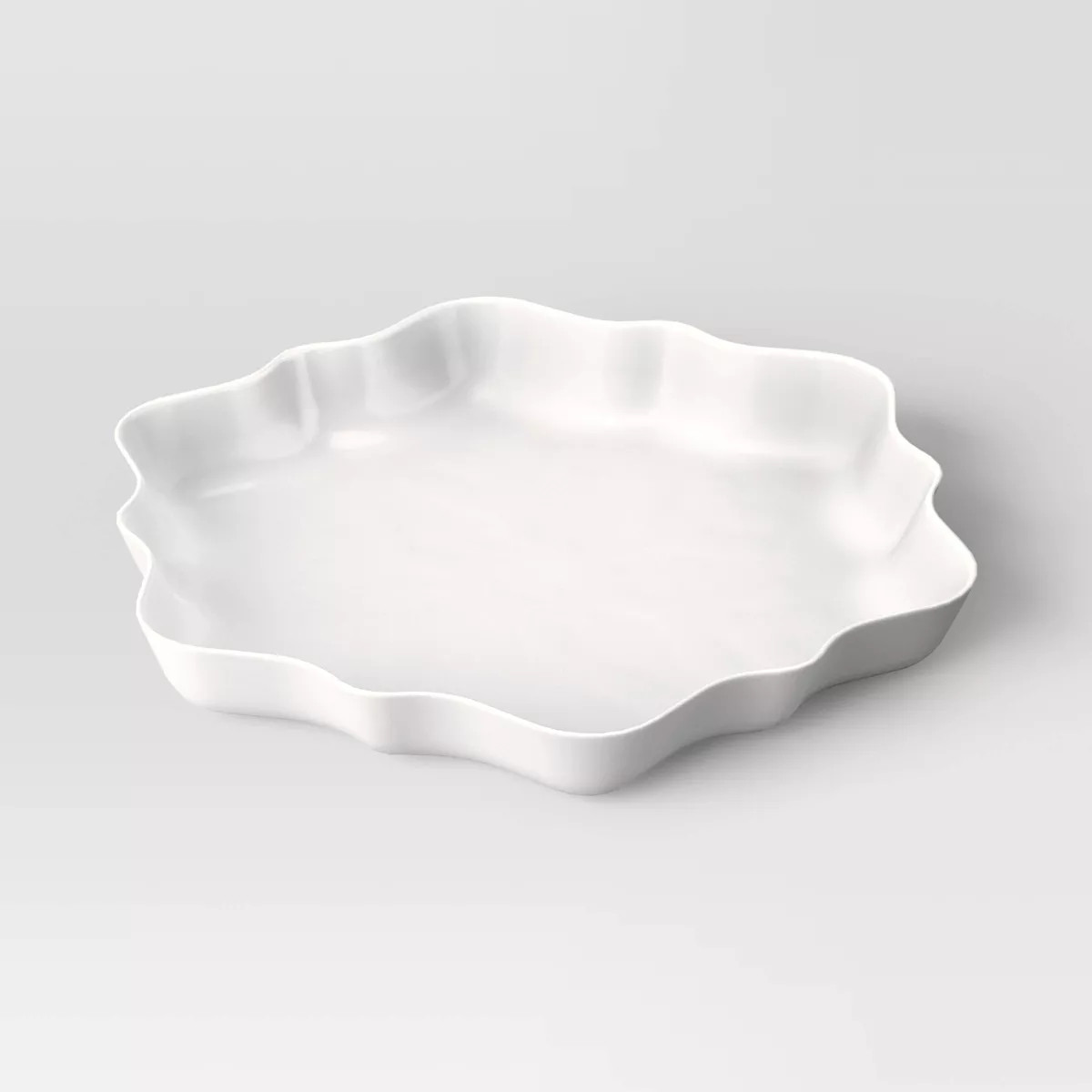 10.92"x12" Christmas Snowflake Serving Plate - Wondershop™ | Target