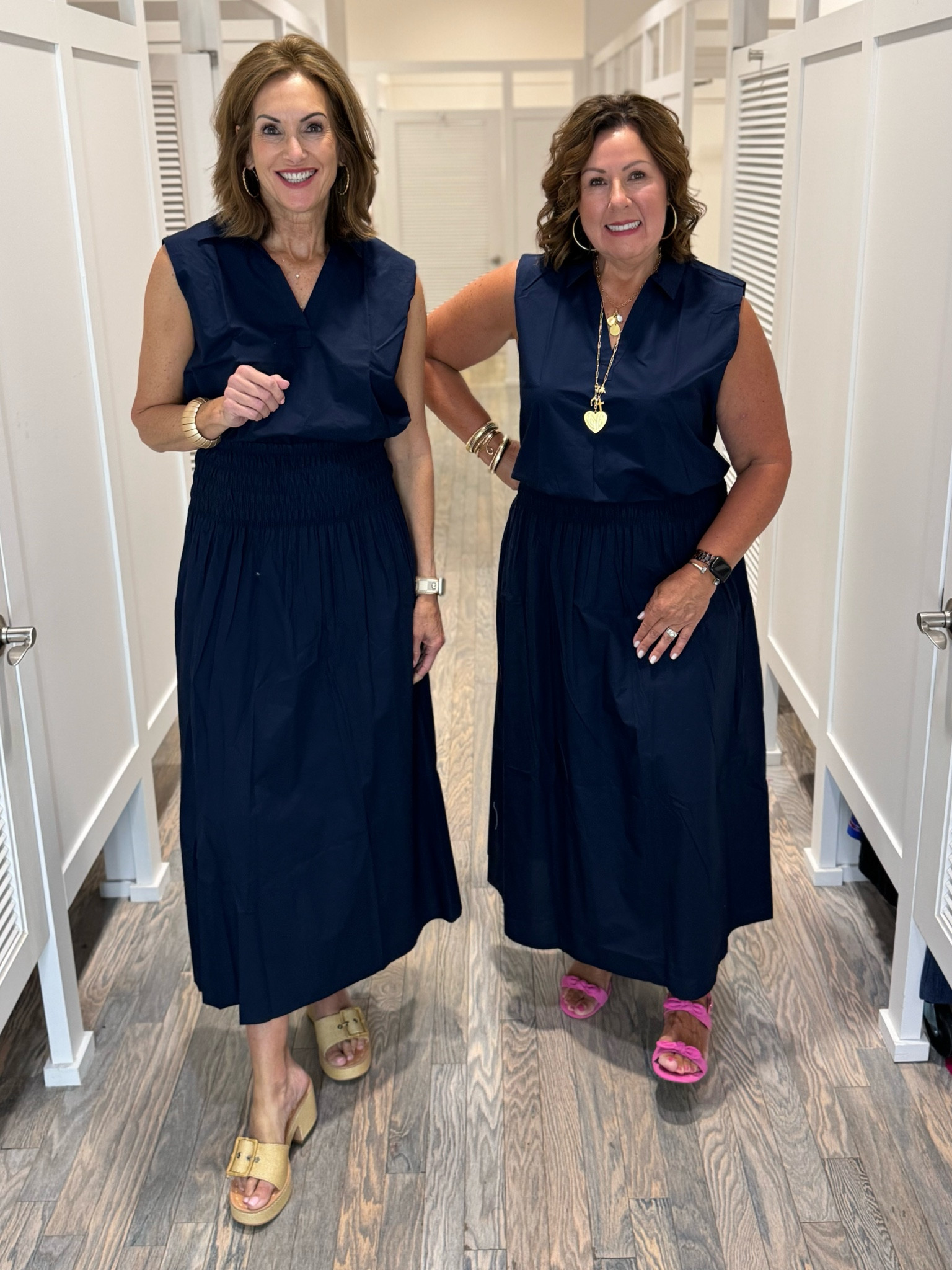 2 piece poplin skirt and top sold as separates 

Wearing Medium and large 

#LTKStyleTip #LTKMidsize #LTKSaleAlert