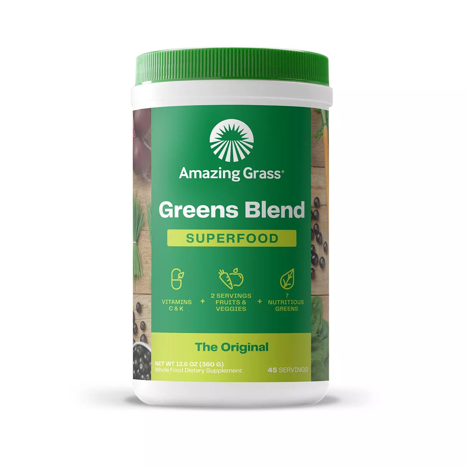 Amazing Grass Green Superfood Powder, Original (45 servings, 12.6 oz.) | Sam's Club