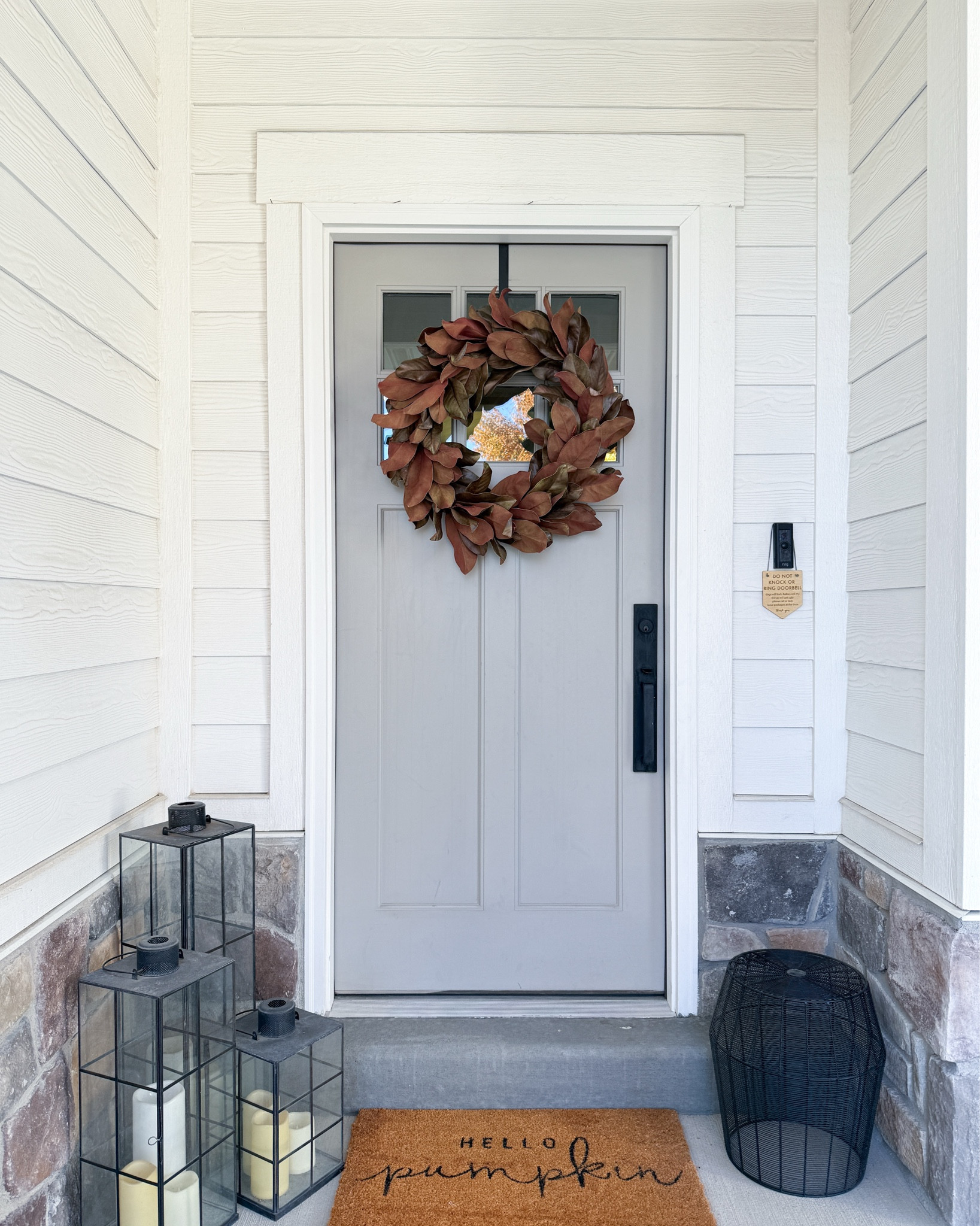 This new real feel magnolia wreath from Afloral is everything I wanted for fall; rich, dimensional tones that transition beautifully into winter. It’s full, realistic, & adds such a warm, natural texture to the front door without feeling overly seasonal. The perfect statement piece for anyone who loves a timeless, neutral porch moment.

Afloral magnolia wreath - Real feel magnolia wreath - Fall to winter wreath - Neutral fall decor - Front porch styling - Outdoor wreath ideas - Seasonal wreath decor - Holiday door wreath - Realistic faux wreath - Magnolia leaf wreath - Classic porch decor - Warm fall tones - Natural home decor - Fall porch inspiration - Afloral fall collection - Timeless seasonal decor - Holiday home updates - Front door wreath ideas - Minimal fall decor - Porch wreath inspiration - Neutral home exterior


#LTKHome #LTKHoliday #LTKSeasonal