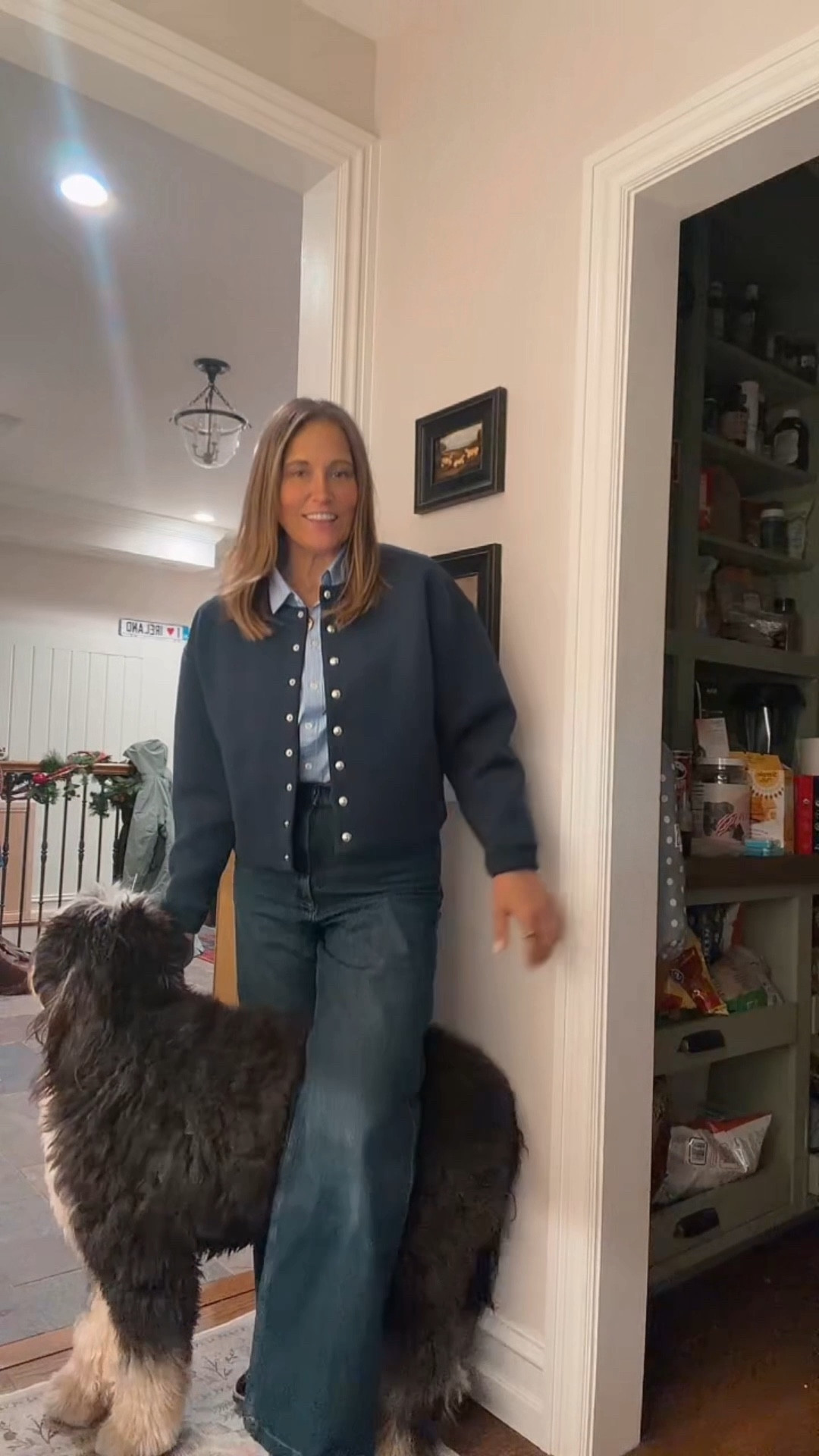 Ootd and a dog  

#LTKOver40 #LTKdayinmylife #LTKootd