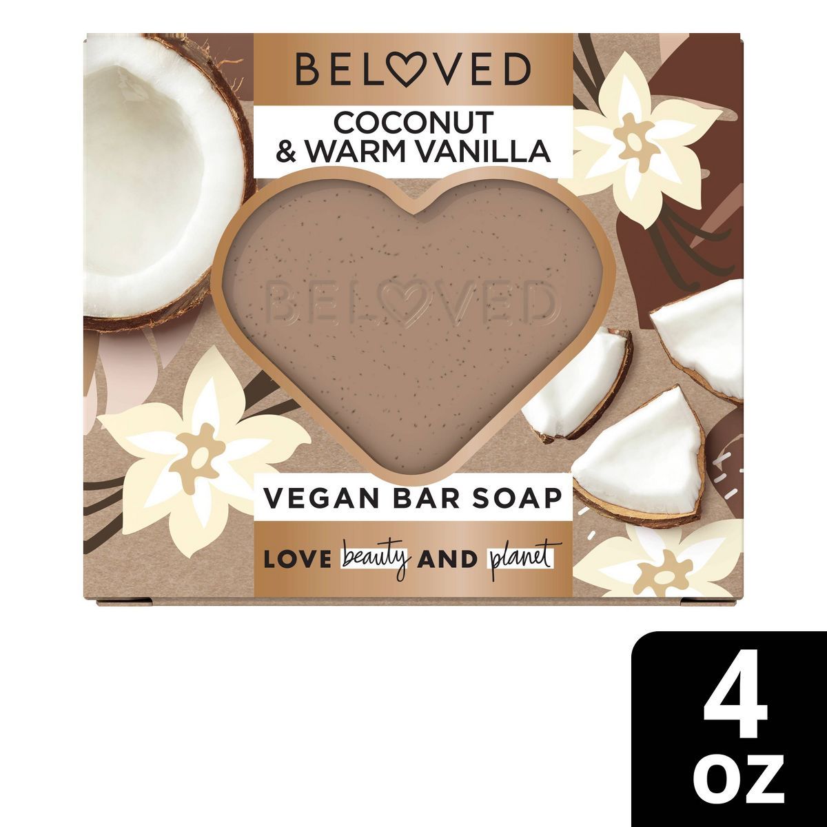 Beloved Coconut & Warm Vanilla Vegan Bar Soap - 4oz | Target