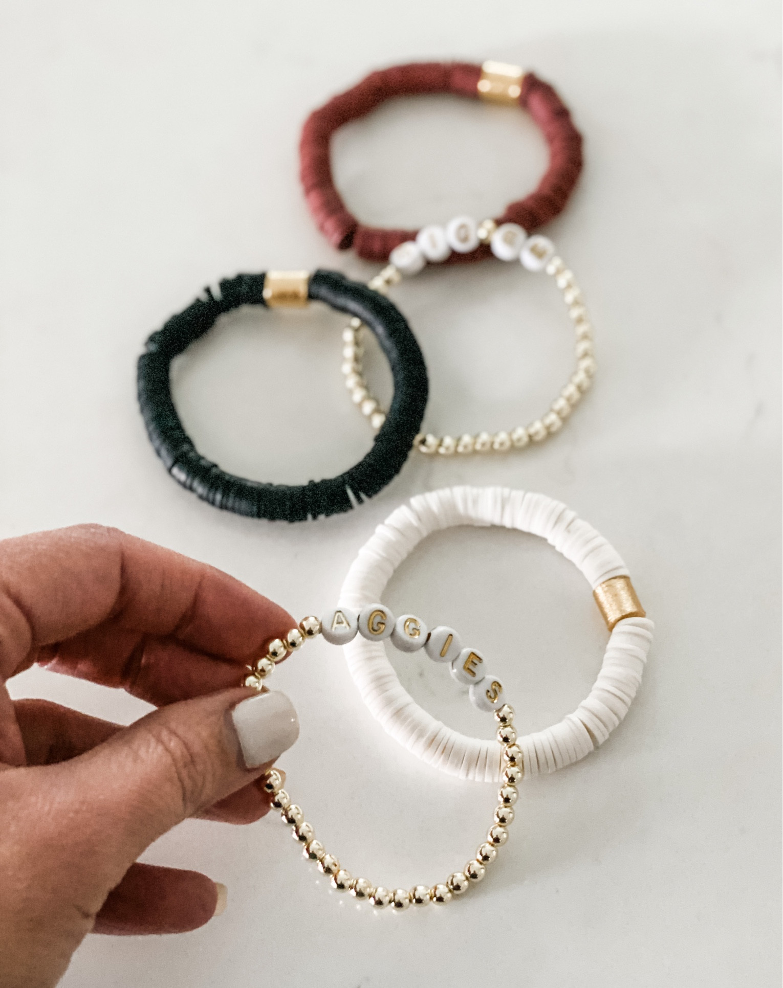 Obsessed with this Texas A&M game day stack!!  Currently 30% off with code EMAIL30 and can be customized for any school. Such a great gift idea for graduating seniors that know where they are going to college in the fall!👍🏻 #texasa&m #aggies #aggiegameday #gameday #texas #a&m #gigem #aggiemom 

#LTKGiftGuide #LTKunder100 #LTKU