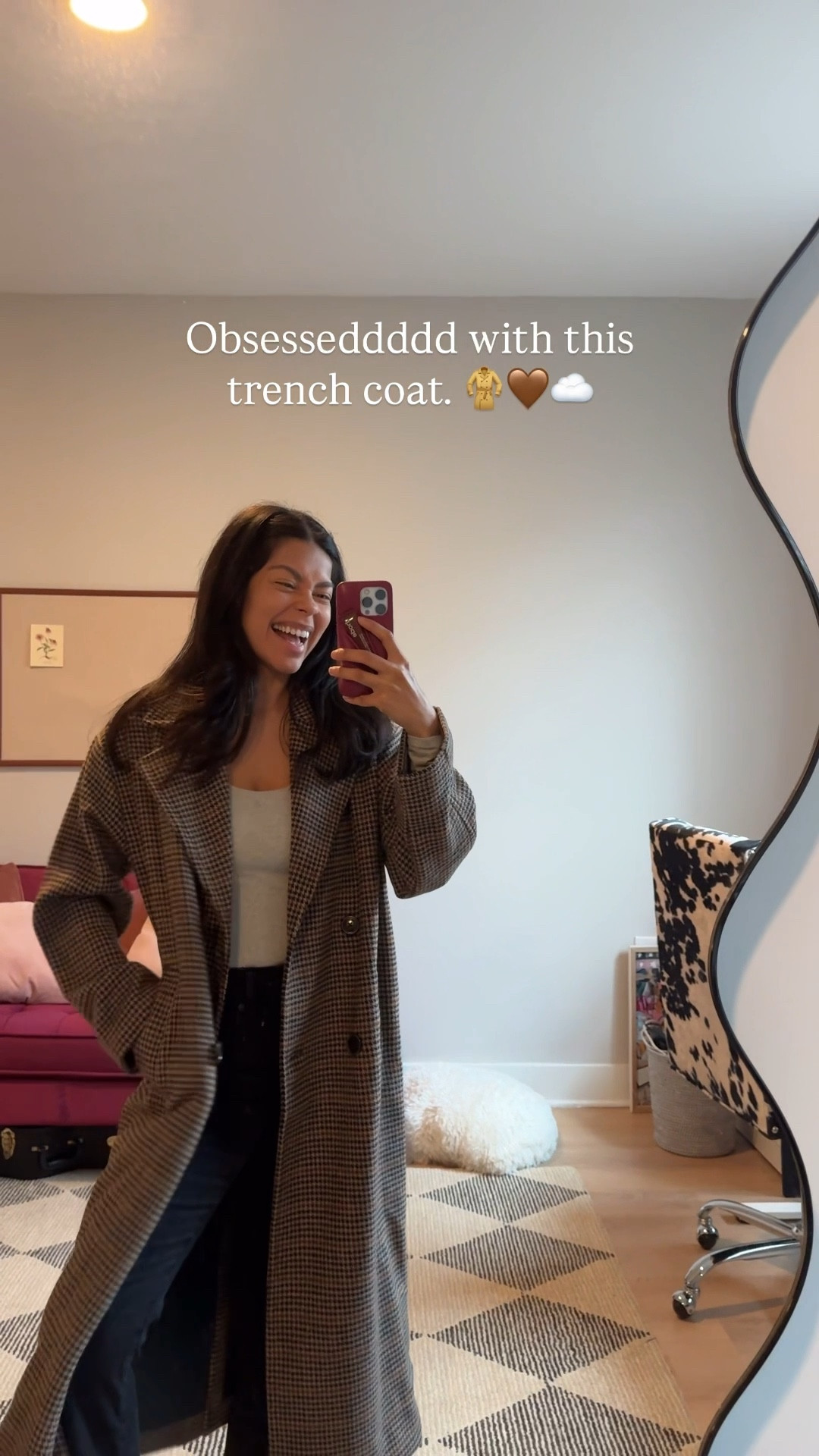 Wool trench coat for winter! 

#LTKdayinmylife #LTKHoliday #LTKootd