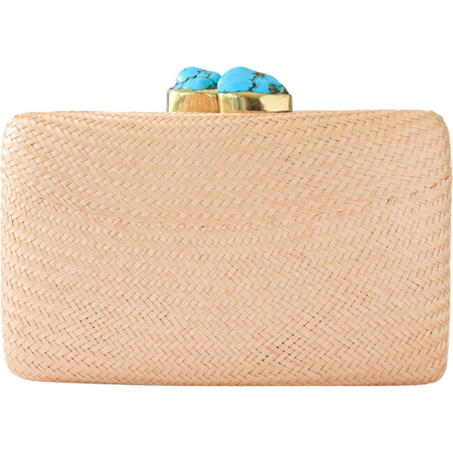 Kayu | Women's Jen w/ Turquoise Stones, Toast (Natural, One Size) | Maisonette | Maisonette