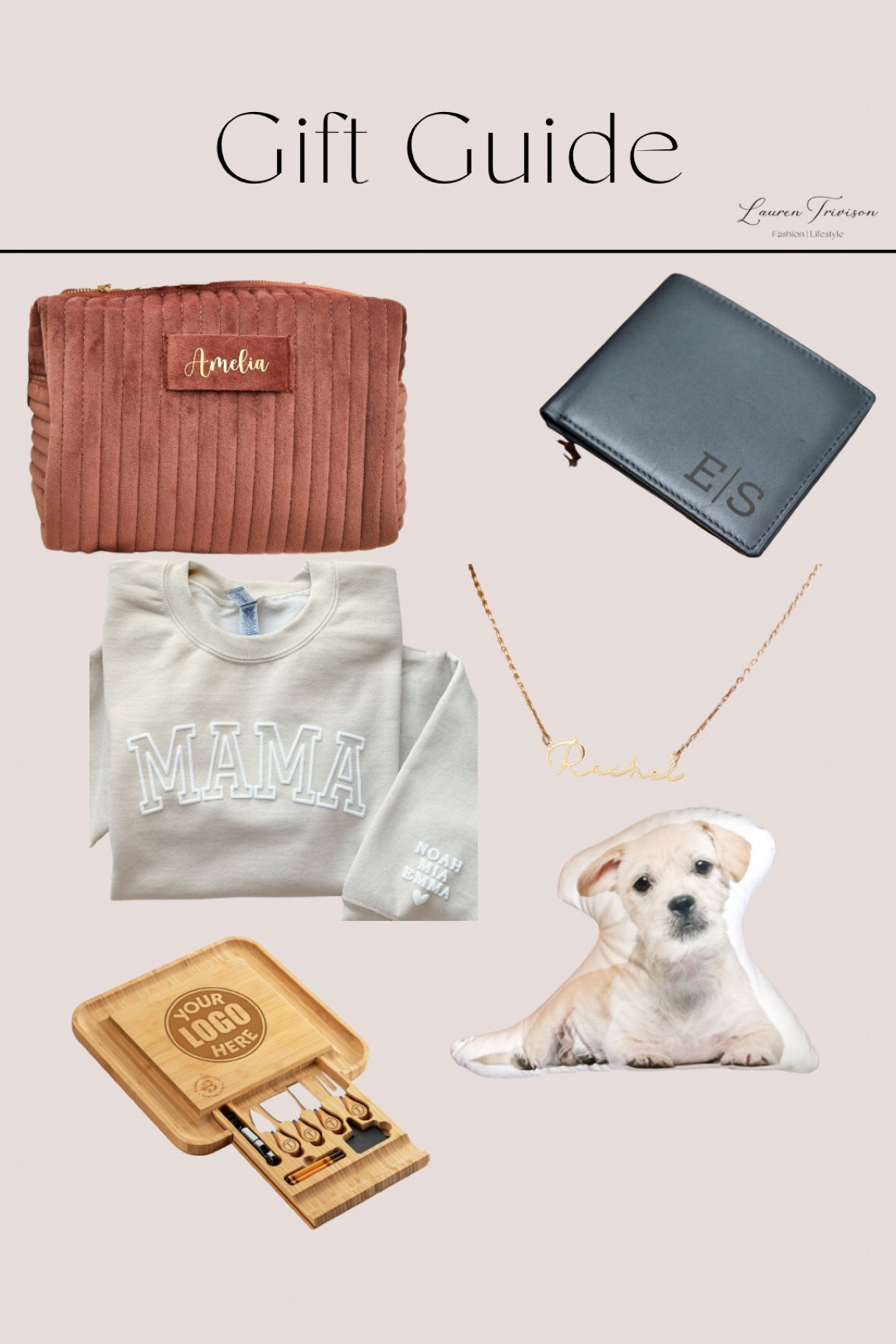 Personalized gifts for friends and family! Featuring the cutest makeup bag and gift for dog owners!

#LTKGiftGuide #LTKfindsunder100 #LTKCyberWeek