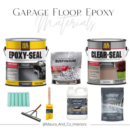 DIY epoxy garage floor materials

DIY, do it yourself, gift idea, home, improvement, concrete, flooring

#LTKhome