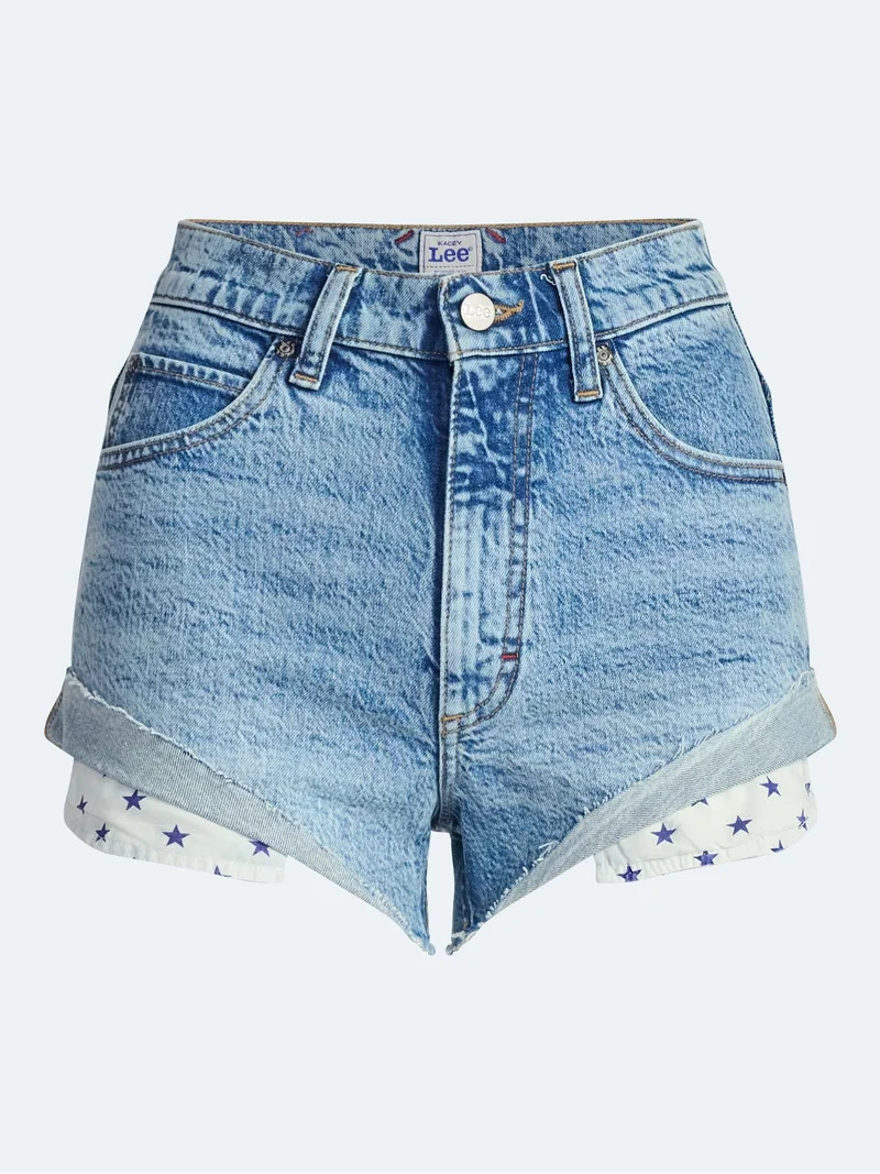 Kacey Lee Women's Classic Cut Off Shorty Shorts, Sizes 0-18 | Walmart (US)