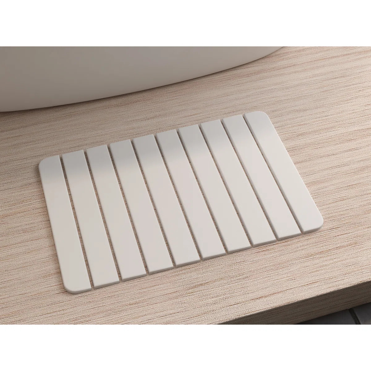 CastelloUSA Diatomite Quick-dry Stone Bath Mat - 24" X 15" & Reviews | Wayfair | Wayfair North America