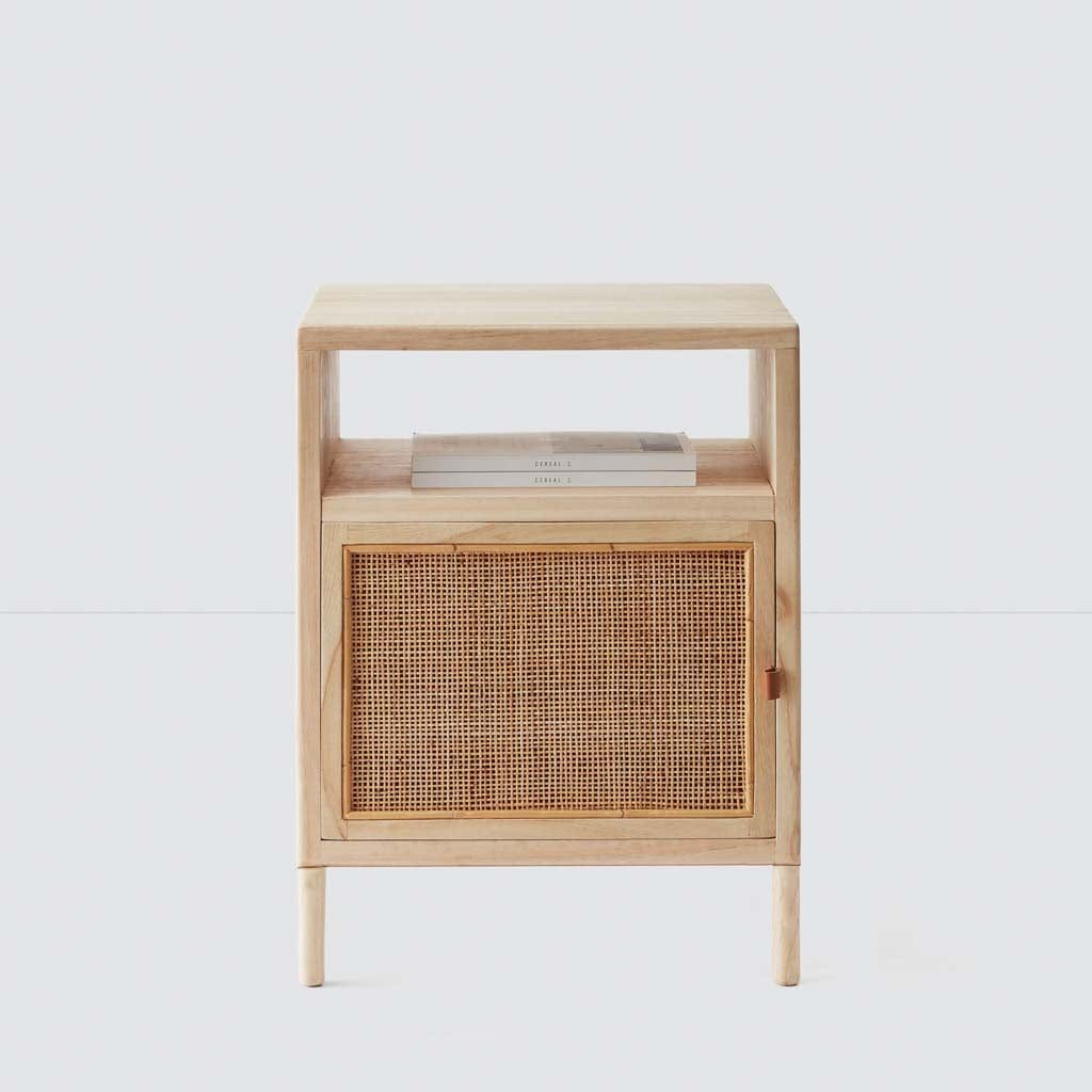 Modern Cabinet in Light Wood and Cane | Handcrafted Furniture   – The Citizenry | The Citizenry