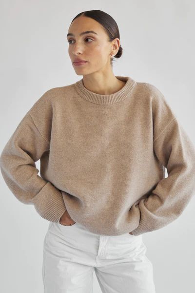 Oversized Wool/Cash Sweater | Almina Concept