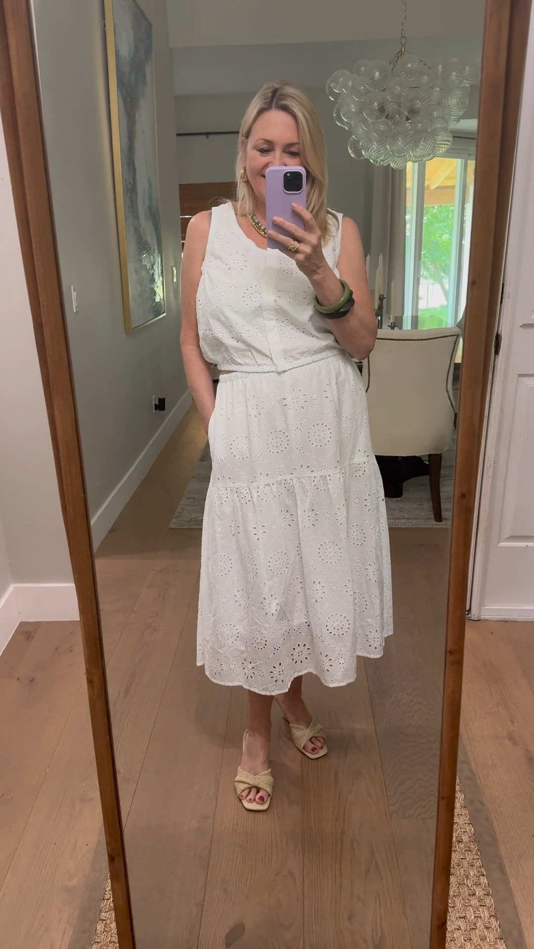 Nothing says summer like a eyelet white outfit!  Matching set, summer outfit

#LTKootd #LTKMidsize #LTKSeasonal