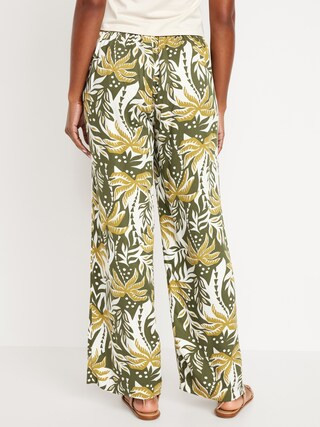 High-Waisted Playa Wide-Leg Pants | Old Navy (US)