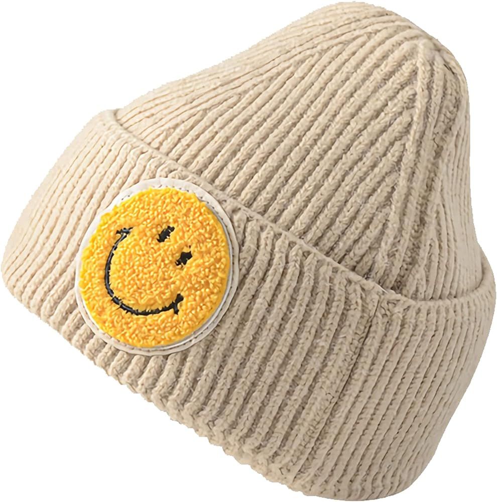 REENLOON Beanie Hats for Unisex Stretchy Warm Thick Soft Winter Hats Slouchy Knit Skull Cap | Amazon (US)