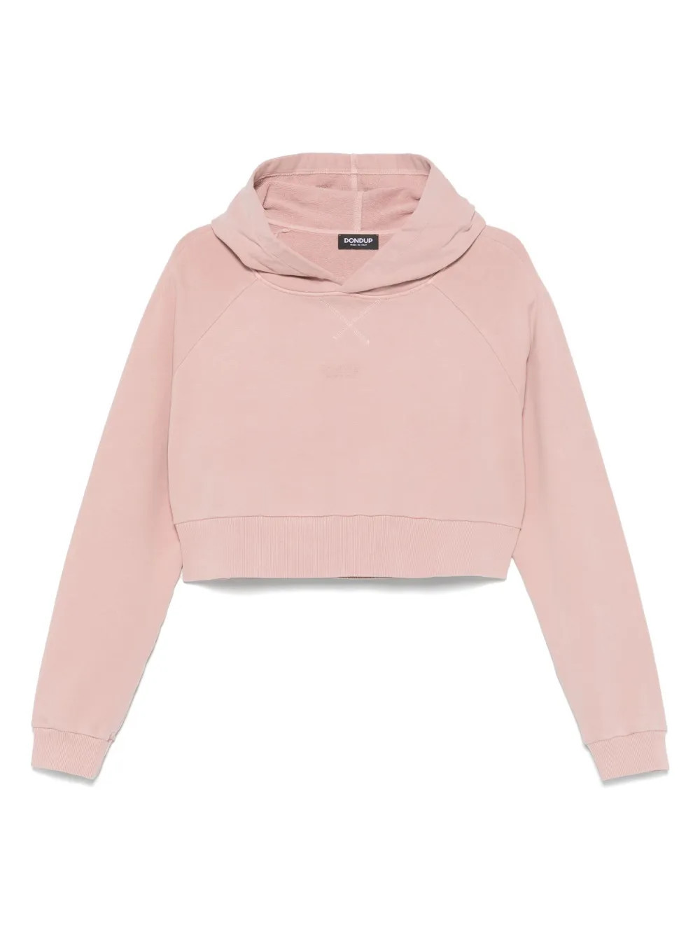 DONDUP cropped hoodie - Pink | Farfetch Global