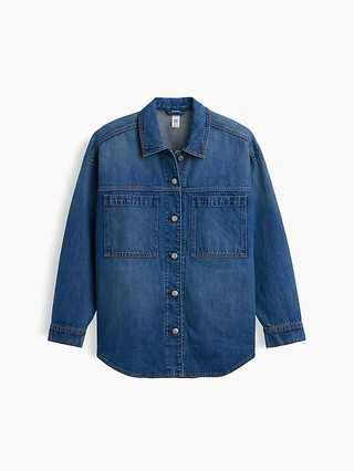 Denim Oversized Shirt Jacket | Gap (US)