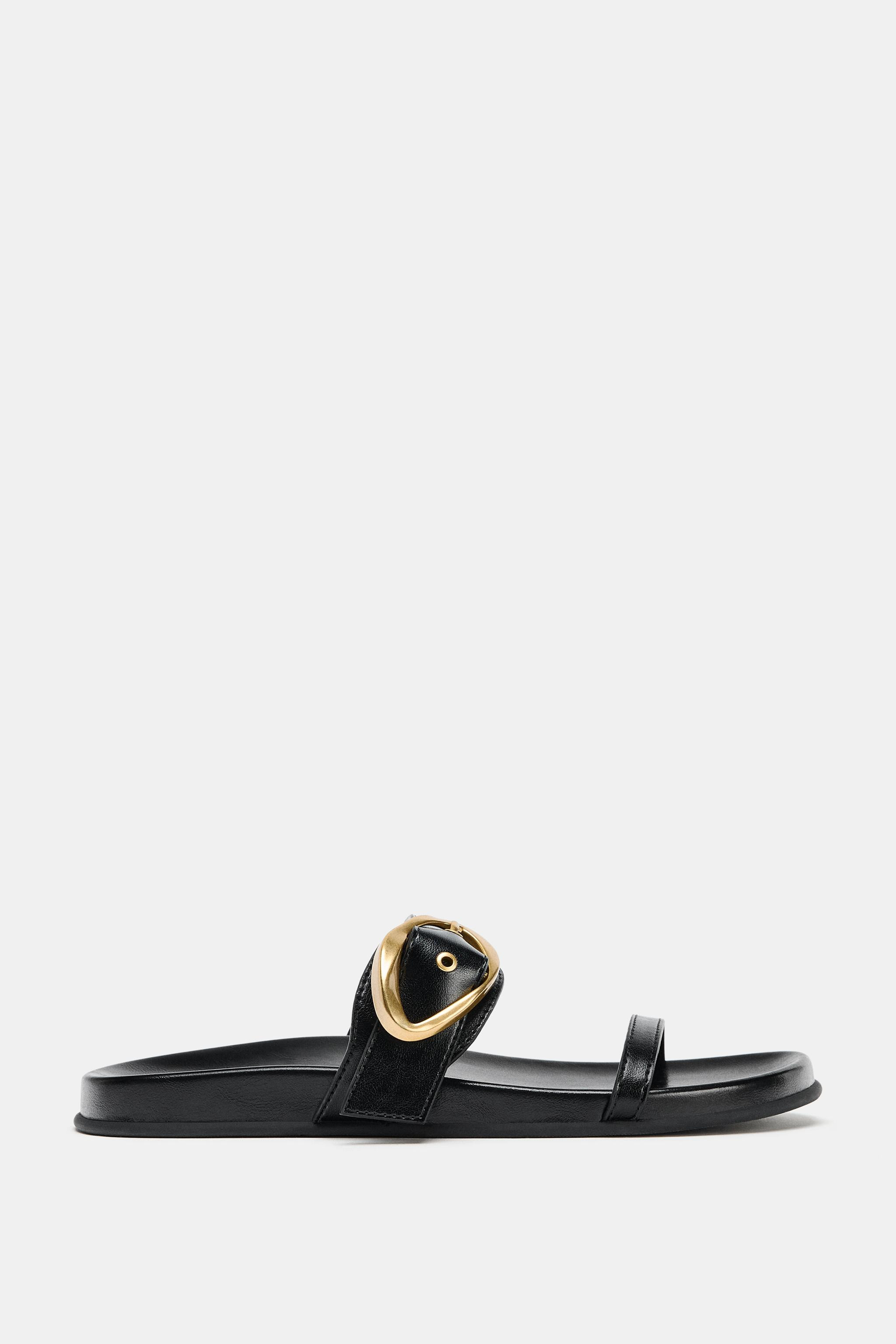 BUCKLED STRAP SANDALS | Zara US