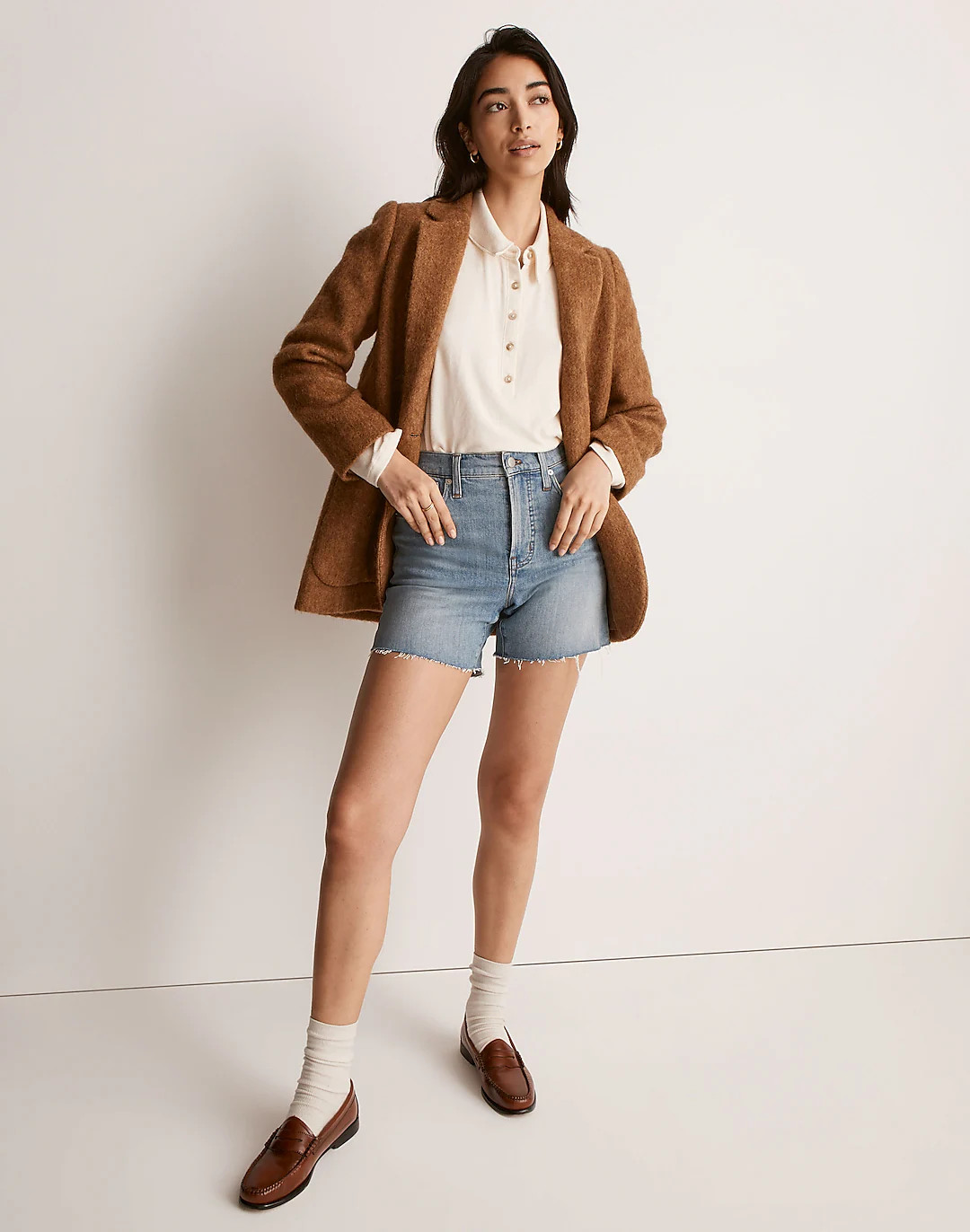 The Perfect Vintage Jean Short in Indigo Wash | Madewell