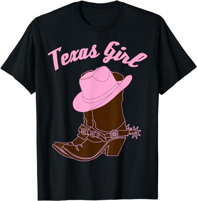 Texas Girl Texas State Lover T-Shirt | Amazon (US)