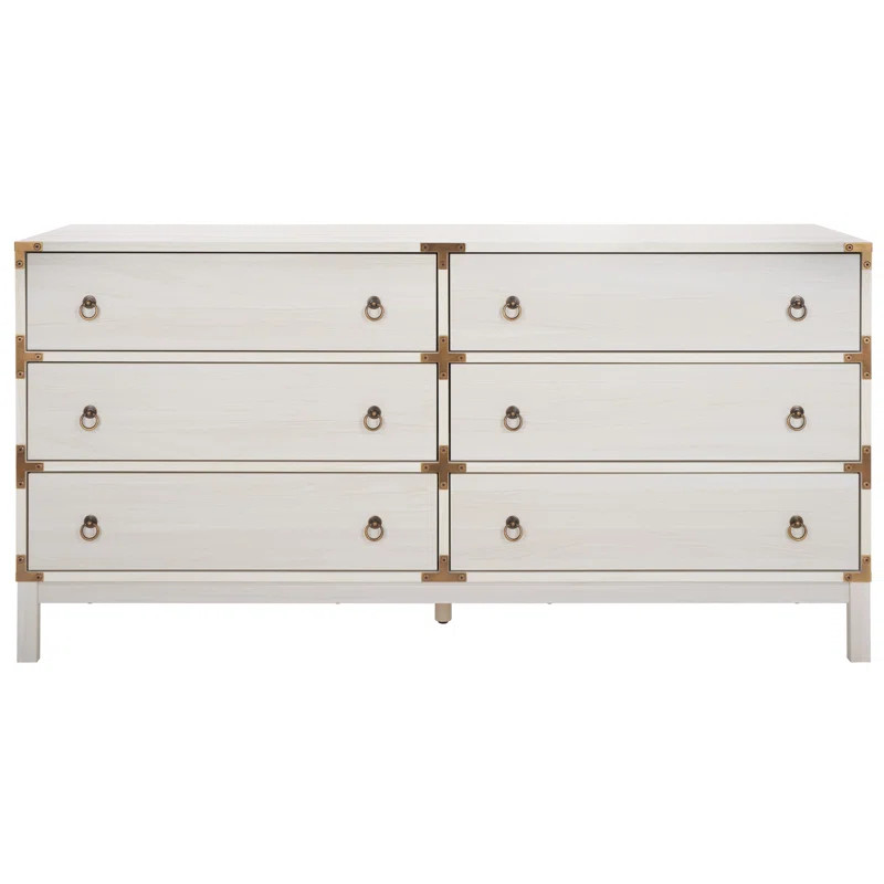 Akyah 6 Drawer 60.67" W Dresser | Wayfair North America
