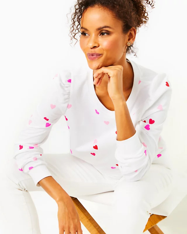 Jansen Cotton Sweatshirt | Lilly Pulitzer