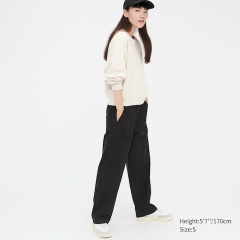 Wide Fit Trousers | UNIQLO (UK)