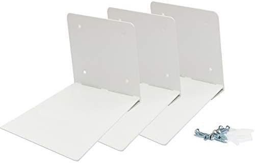 STORAGE MANIAC Invisible Floating Bookshelves, Heavy-Duty Book Organizers, White 3-Pack Extra Large | Amazon (US)