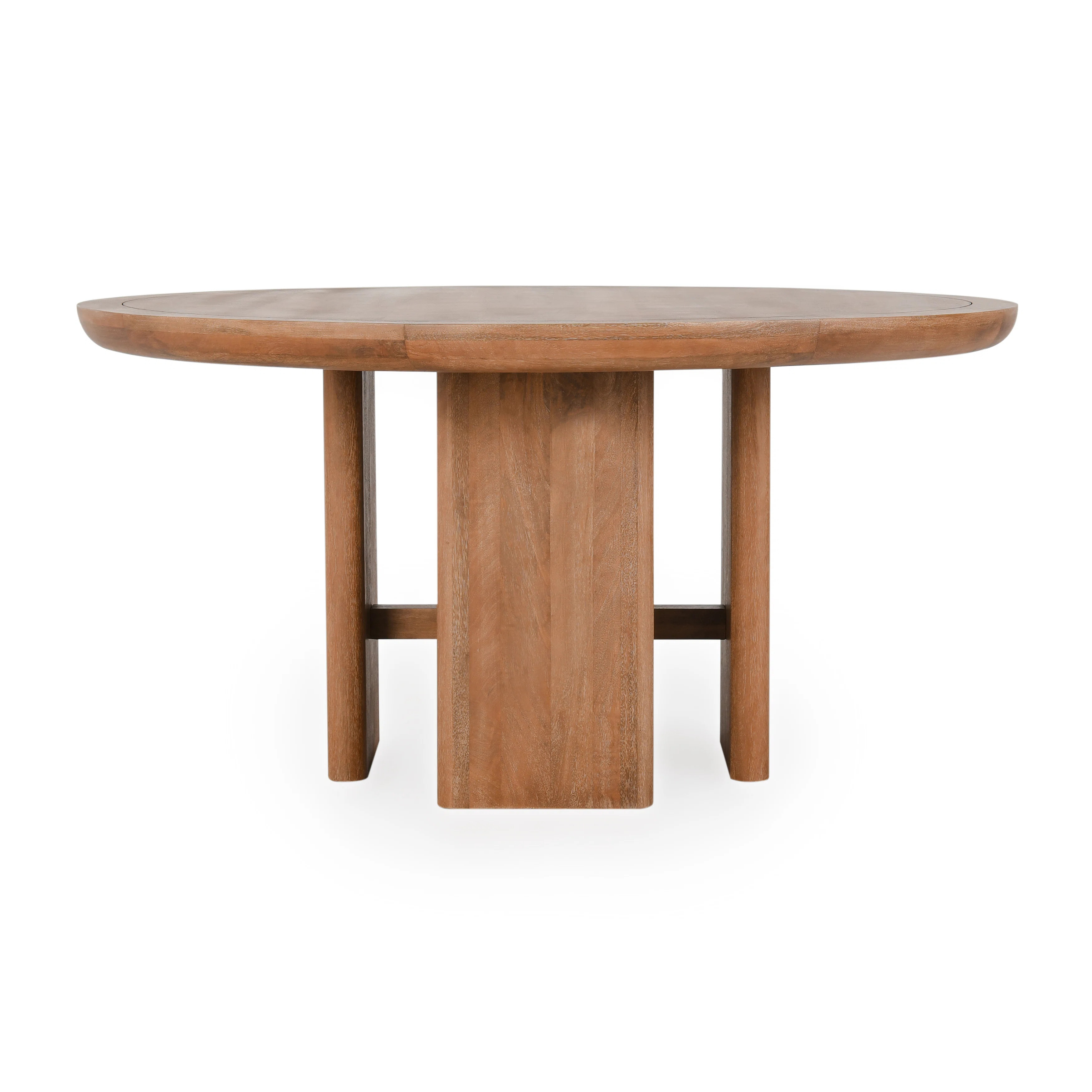 Classic Home Selena 60" Round Mango Wood Dining Table In Umber & Reviews | Perigold | Perigold