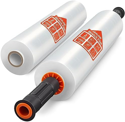 JARLINK Stretch Film, 15 Inch x 1000 Feet Shrink Wrap for Pallet Wrap, Industrial Strength Stretc... | Amazon (US)