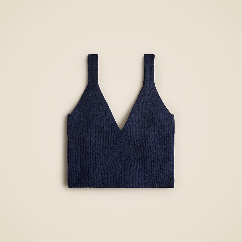 Cashmere cropped sweater-tank | J. Crew US