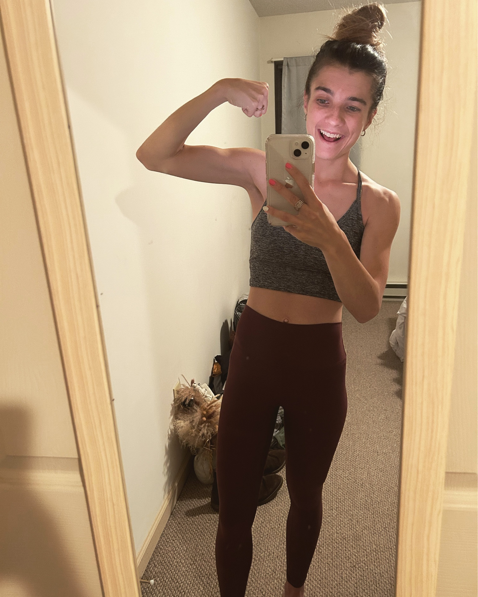 This Carrie Underwood sports bra is so comfortable for working out and it is on sale at DSG!! My leggings are from Abercrombie Fitch and they are so stretchy and cozy! Perfect combo for a fall day to workout in!! 💪🏼

#LTKSeasonal #LTKfitness #LTKsalealert
