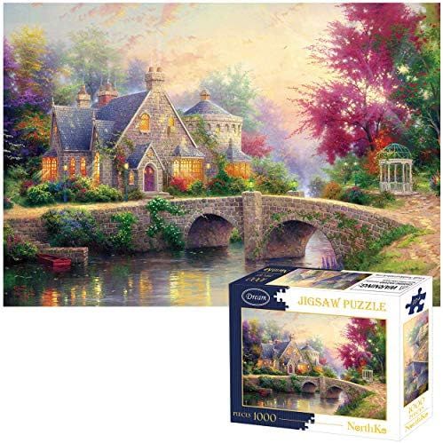 1000 Piece Puzzle for Adults, Jigsaw Puzzles 1000 Pieces Difficult Challenging Puzzles Game for Fami | Amazon (US)