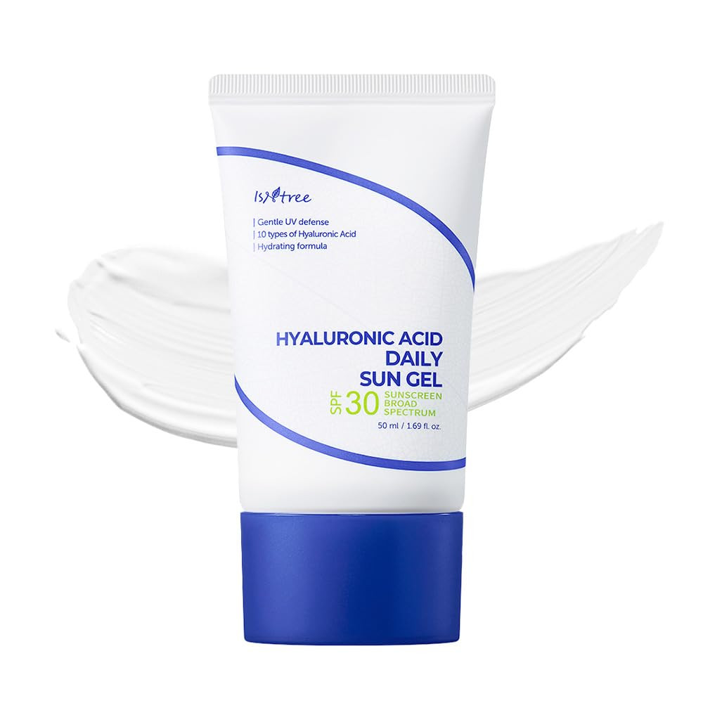 ISNTREE Hyaluronic Acid Daily Sun Gel 50ml, 1.69 fl oz | SPF 30 | Korean Skincare | Moisturizing ... | Amazon (US)