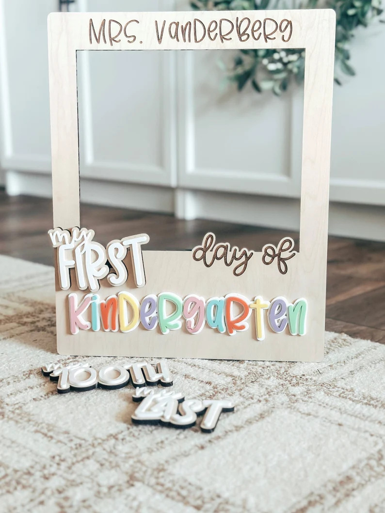 Teacher Classroom Photo Frame, Teacher Photo Prop, Interchangeable Teacher Prop, Classroom Decor,... | Etsy (US)