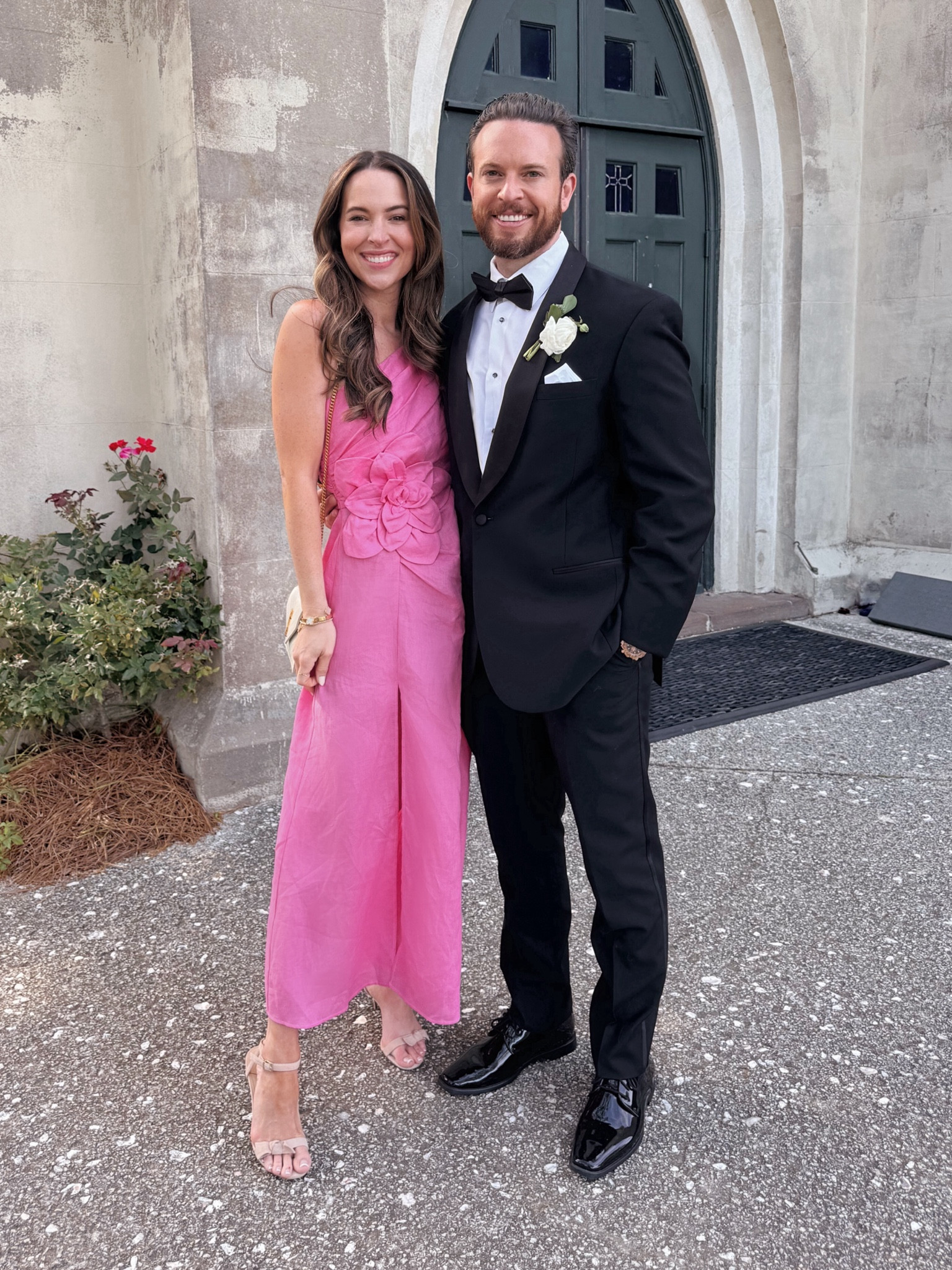 Pink wedding guest dress  Dress runs large, size down. 

#LTKStyleTip #LTKSeasonal #LTKWedding