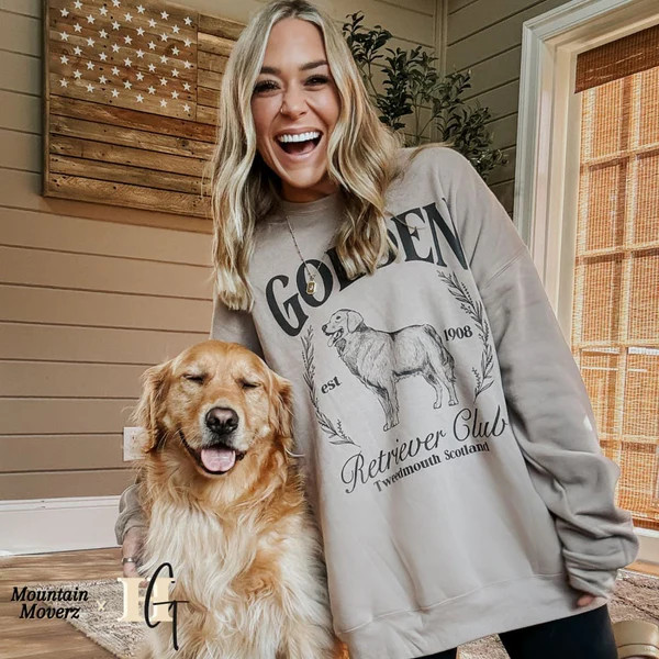 Golden Retriever Club Sweatshirt | Mountain Moverz